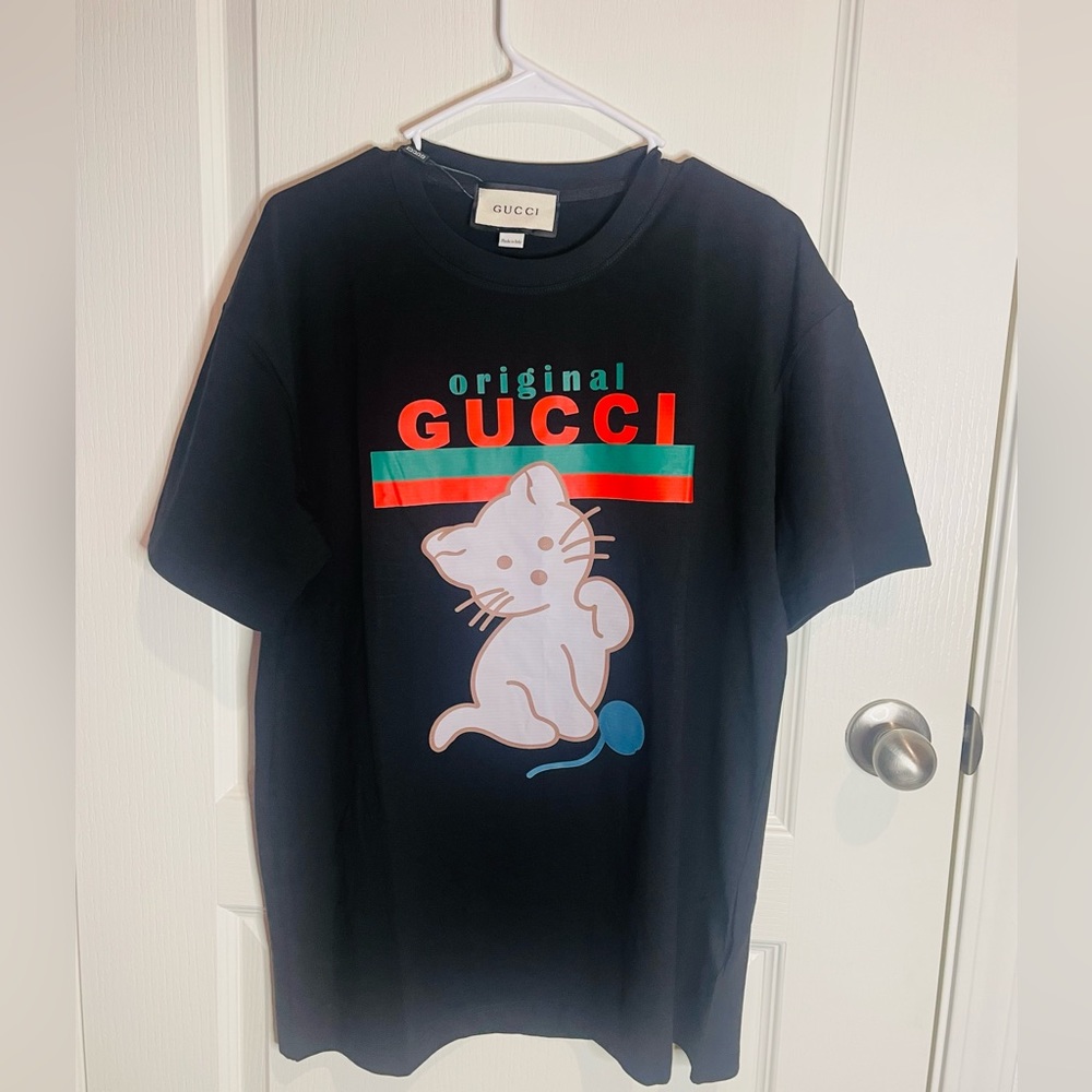 Gucci original kitten Oversized shirt